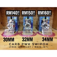 carb pwk swipoh 32mm/32mm/24mm universal