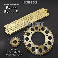 Gear set Byson Byson Fi girset Gearset gigi tarik model sss