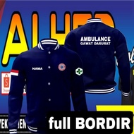 Ambulance driver embroidery jacket ambulance driver jacket Emergency jacket ambulance driver jacket 