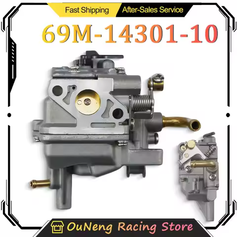 Carburetor for Yamaha 69M-14301-10 4 Stroke 2.5HP F2.5 Outboard Engine Replaces 69M-14301-11 69M-143