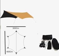 Tarp Perfect Camp  Waterproof 8000​mm Flysheet Tarp - Ripstop​ ทาร์ป​ ฟลายชิท ​