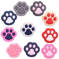 Cartoon Dog Animal design Pin Cat Paw Jibitz Charm Footprint design Jibbits for Kids Shoe Charms Sho