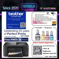 DCP-T730DW Wireless Ink Tank Printer Print Scan Copy Wifi BTD100BK BTD100C BTD100M BTD100Y Auto 2 Si