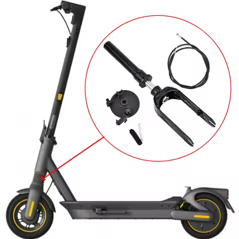 Original Front Fork For Ninebot Max G2 Electric Scooter 2025 Version G2E G65 Shock Absorber With Bra