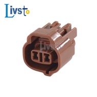 1 set 2 Pin brown female fuel Injector Connector waterproof auto connector 6189-0033 DJ7025-2-21 G77