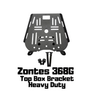 ZONTES 368G Rear Rack Zontes 368G Top Rack Mono Rack Motorcycle Box Rack COMBO + BOX HEAVY DUTY