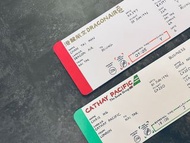 (禮物訂製) 手作機票卡片 國泰 港龍 飛機模型