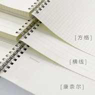 Strap Transparent Coil Notebook Stationery Square Grid English Student Notebook Simple Thick Small F
