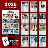 Kpop Calendar 2026 SVT VERNON