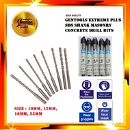 10 - 25mm (300 - 350MM) GENTOOLS Extreme PLUS SDS Shank Concrete Masonry Drill Bits / Mata Tebuk Kon