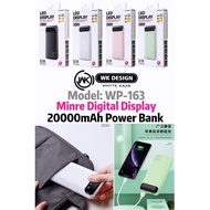 WK Design Remax WP-161 10000mAh LED Display Dual USB 2.1A Output Super Light Slim Power Bank Dual In