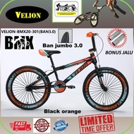 Sepeda BMX 20" VELION Ban 20 x 3.0 dan 2.40 untuk anak 9 tahun sampai
