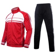 Megub Tracksuit for men outfit 2 pieces classic sweat Striped jogging suit set outwear