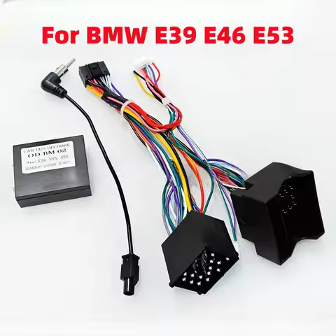 Canbus For BMW E39 E46 E53 E90 91 92 93 E38 X5 Android Radio Power Cable Car Radio GPS MP5 Player Pa