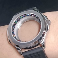 For Nh35 Movement 39.5mm Stainless Steel Sapphire Case Shadow New Hand Nh35 Movement Set