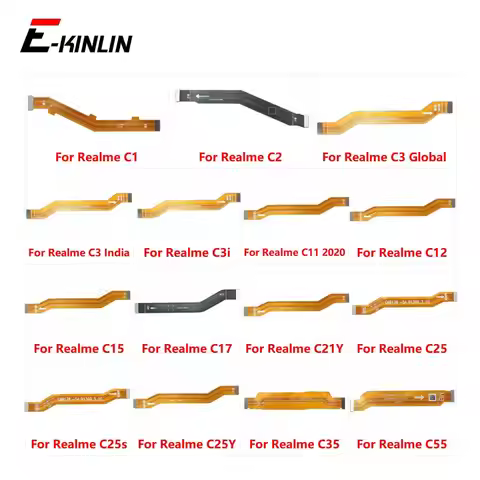 Main Motherboard LCD Display Connector Flex Cable For OPPO Realme C1 C2 C3 C3i C11 2020 C12 C15 C17 