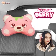 ISTANA BONEKA Headreast Bantal Kepala Mobil Aksesoris Perjalanan Car Set Empuk Lembut Premium