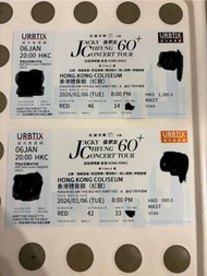 張學友60+演唱會 香港站門票