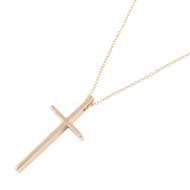 สร้อยคอไม้กางเขน Tiffany & Co. (มือสอง) รอบคอ 47 ซม. ทองคำ K18PG (ทองคำชมพู) สร้อยคอไม้กางเขน สำหรับ