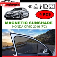 Honda Civic FC 2016-2021 OEM Magnetic Sunshade (4PCS)