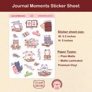 Journal Moments | StudioChaichai | Cute Deco Journal Planner Sticker Sheet Sticker Journal Sticker S