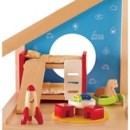 HAPE 3456 Children's Room Doll House Wooden Furniture Accessories