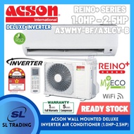 [WEST MSIA] ACSON A3WMY-BF/A3LCY-B REINO+ SERIES (5 STAR INVERTER) R32 AIRCOND (1.0hp,1.5hp,2.0hp,2.5hp)