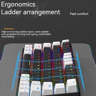 ❖ ▧ ™ ♞ZIFRIEND ZA646 Mechanical Keyboard 64 Keys Rainbow Backlit Blue Red Switch Gaming Keyboard