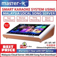 Flash Sales Karaoke Systems (Top Selling Model)  (Chinese English Songs) Master-K 18.5" Touch Screen