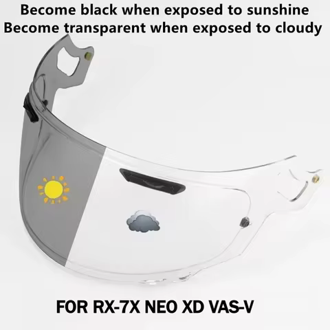 Photochromic Visor for ARAI RX-7X RX7X CORSAIR-X RC RX-7V RX7V PAPIDE-NEO XD VAS-V ASTRO-GX QUANTUM-