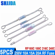 5Pcs Ceramic Thermal Fuse 250V 10A 15A 20A RF165C 185C 216C 240C Degree Electric Rice Cooker Thermal
