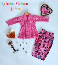 Baju Kebaya Melayu Rok Lilit | Kebaya Brokat | Baju Unik | Baju Anak Unik | Bajunik by Tsuroiya | Ke