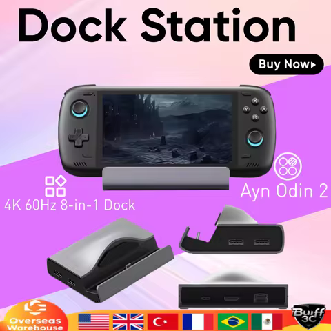 Docking Station Coopreme Odin 2 Gaming Console Dock Dedicated DoCK Charging Stand Output Metal Case 