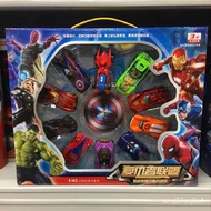 Disney Marvel Super Hero Figure Toy Avengers Pull Back Cars Captain  Spider-man Iron Man Hulk Kids Toy Birthday Gift