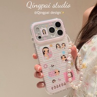 Huiwanju Cute Angel Dalmatian Suitable for iPhone17promax mobile phone case iphone16pro/15pro protec
