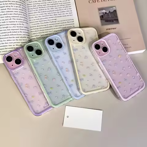 Fresh Spring Colorful Florals Soft Case Compatible For VIVO Y03 Y38 Y18 Y21s Y17s Y28 Y36 V30 V25 Y1