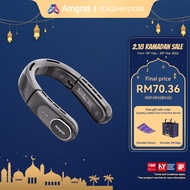 Amgras NeckFan Pro Portable Neck fan collapsible kipas mini 360° Silent Fan cooler Surround Air Outl