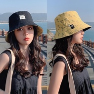 【0011245e6j56.my】 现货 渔夫帽子女春夏季韩版潮防晒遮阳帽日系小沿百搭双面戴太阳帽盆帽Fisherman hat children spring and summer Korean t