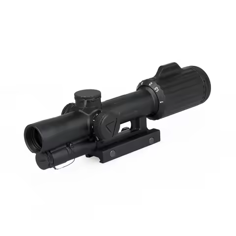 FFP Scope 1-6X24 Cross Concentric Rifle Scope Riflescope Outdoor Optical Sight Illuminated R&G Rifle