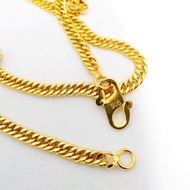 Rantai Leher Emas 916 Lelong Kalung Chain for Men Necklace Women Gold 916 Original Pendant for Neckl