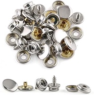 E-outstanding Canvas Cover Snap Fastener 10Set 3/8inch Stainless Steel Canvas Screws Boat Canvas Sna