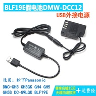 DCC12 BLF19E Fake Battery Panasonic GH5 GH4 GH3 GH5S External Power USB Adapter DC-G9