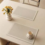 1 Piece/2 Pieces/4 Pieces/6 Pieces/8 Pieces/300 Pieces Of Daily Themed Table Mats. Using White As Th