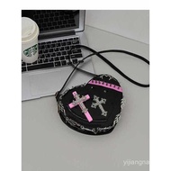 Love Cross Bag Millennium Style Gothic Style Gothic Abi Messenger Bag Sweet Cool Hot Girl Heart-Shap