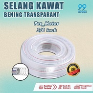 SELANG BENING KAWAT 5/8 INCH PERMETER SPRING HOSE PVC STEEL WIRE SPIRAL TERMURAH COD