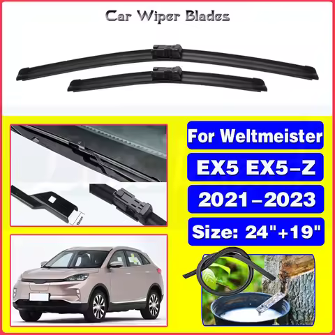 Car Wiper LHD Front Wiper Blades For Weltmeister EX5 EX5-Z 2021 2022 2023 Windshield Windscreen Wind