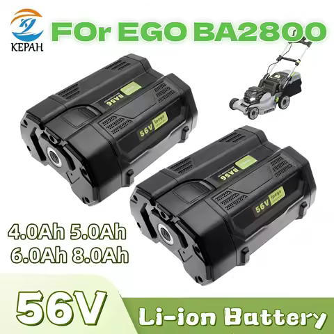 Replacement Battery for EGO BA2800 | 56V 4.0-8.0Ah, Compatible with BA2800T/BA4200/BA4200T/BA1400/BA