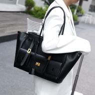 Rodeo Large Capacity Commuter Shoulder Bag Female Punk Lock Tote Wing Bag Shopping Bag Handbag