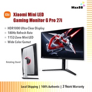 Xiaomi Mini LED Gaming Monitor G Pro 27i | 2K 180Hz 27" Fast IPS |1152-zone Mini LED | 1ms GTG Respo
