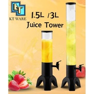 KT WARE Juice Tower  Bekas Air Menara  Balang Air Tabung Air Jug air Beer Tower.